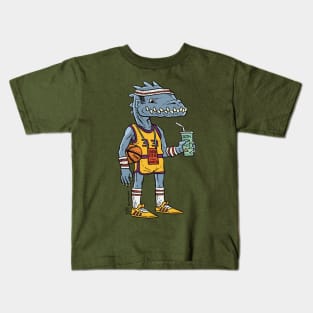 Alien Cosplaying As Kareem Abdul-Jabbar Kids T-Shirt